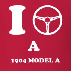 I Drive A 1904 Model A Steering Wheel T Shirt 1194092