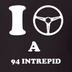 I Drive A 1994 Dodge Intrepid I Heart NY Parody T Shirt 1234273