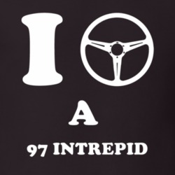 I Drive A 1997 Dodge Intrepid I Heart NY Parody T Shirt 1234294