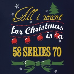 All I Want For Christmas Is A 1958 Cadillac Series 70 Funny T Shirt 1308614