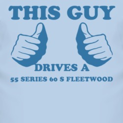 This Guy Drives A 1955 Cadillac Series 60 S Fleetwood Car Lover T Shirt 2007042