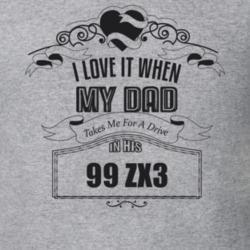 I Love It When My Dad Takes Me For A Drive In His 99 Zx3 Father's Day T Shirt 21444297