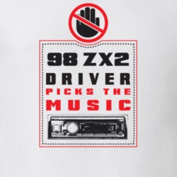 1998 Zx2 Driver Picks The Music Funny T Shirt 22533837