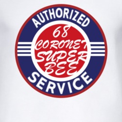 Authorized Service 1968 DODGE CORONET SUPER BEE T Shirt 2457991