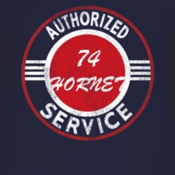 Authorized Service 1974 AMC HORNET Distressed Look Dark T Shirt 2499510