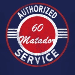 Authorized Service 1960 Dodge Matador Distressed Look Dark T Shirt 2505292