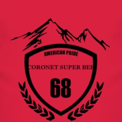 1968 DODGE CORONET SUPER BEE Beer Label Image T Shirt 2840811