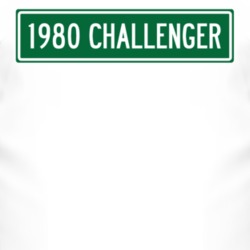1980 Dodge Challenger Street Sign Car T Shirt 2998382