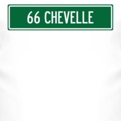 1966 CHEVY CHEVELLE Street Sign Car T Shirt 3015343