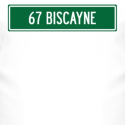 1967 Chevy Biscayne Street Sign Car T Shirt 3015500
