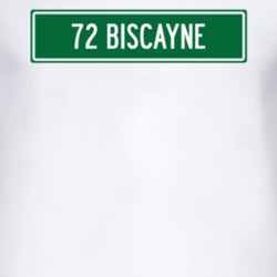 1972 Chevy Biscayne Street Sign Car T Shirt 3016440