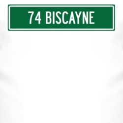 1974 Chevy Biscayne Street Sign Car T Shirt 3016750