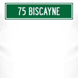 1975 Chevy Biscayne Street Sign Car T Shirt 3016898