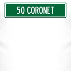 1950 Dodge Coronet Street Sign Car T Shirt 3024093