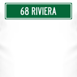 1968 BUICK RIVIERA Street Sign Car T Shirt 3025948