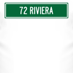 1972 BUICK RIVIERA Street Sign Car T Shirt 3026676