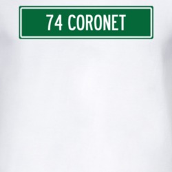 1974 Dodge Coronet Street Sign Car T Shirt 3027037