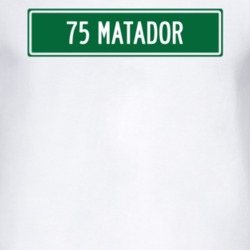1975 AMC MATADOR Street Sign Car T Shirt 3027130