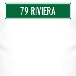 1979 BUICK RIVIERA Street Sign Car T Shirt 3027998