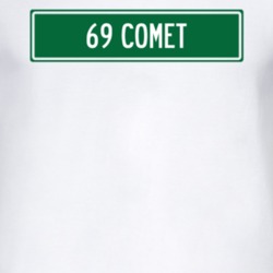 1969 MERCURY COMET Street Sign Car T Shirt 3034593