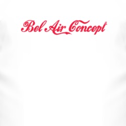 Chevy Bel Air Concept Cola Font Parody Distressed Look Light T Shirt 4822506