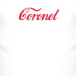 Dodge Coronet Cola Font Parody Distressed Look Light T Shirt 4823091
