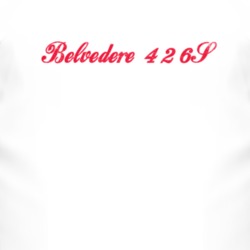 Plymouth Belvedere 426S Cola Font Parody Distressed Look Light T Shirt 4827752