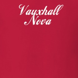 Vauxhall Nova Cola Font Parody Dark Faded Look Shirt 9192668