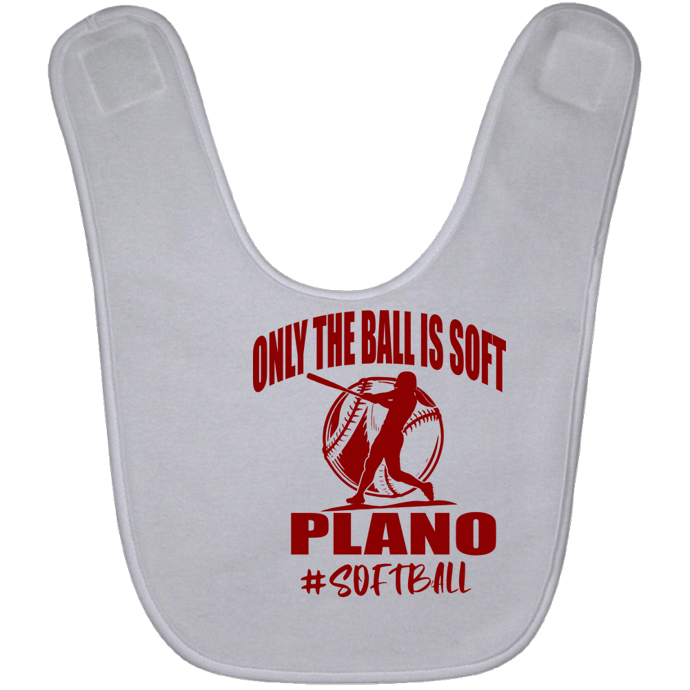 Plano Softball Baby Bib