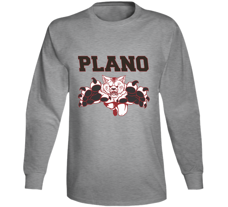 Plano Mascot Long Sleeve T Shirt Plano Mascot Long Sleeve T Shirt