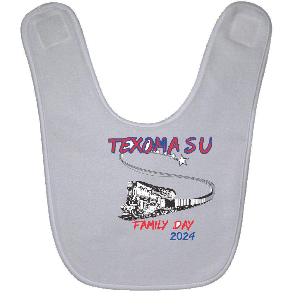 Steam Train Baby Bib