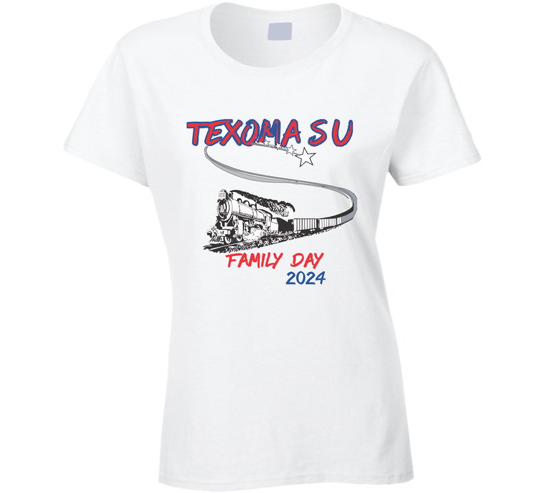 Steam Train Ladies T Shirt