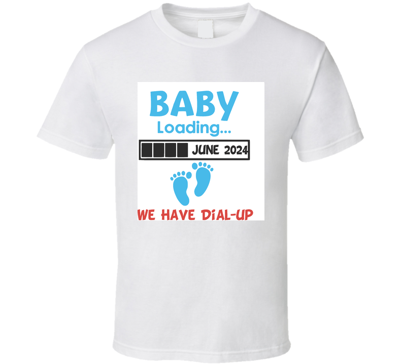 Baby Loading - Dial Up T Shirt Baby Loading - Dial Up T Shirt