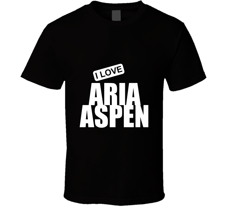Aria Aspen, Artist, Celebrity I Celebslover T Shirt Aria Aspen, Artist, Celebrity I Celebslover T Shirt