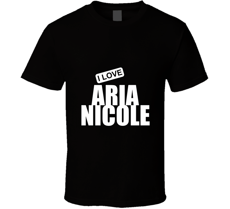 Aria Nicole, Artist, Celebrity I Celebslover T Shirt Aria Nicole, Artist, Celebrity I Celebslover T Shirt
