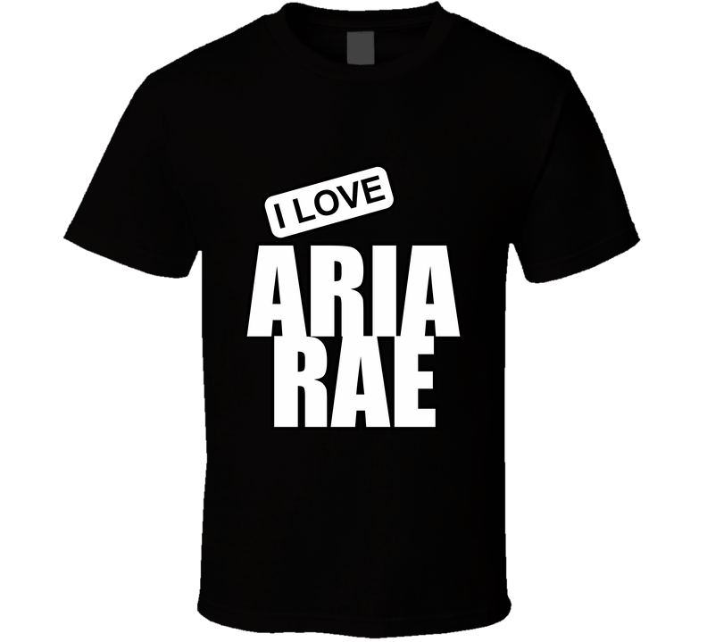 Aria Rae, Artist, Celebrity I Celebslover T Shirt Aria Rae, Artist, Celebrity I Celebslover T Shirt