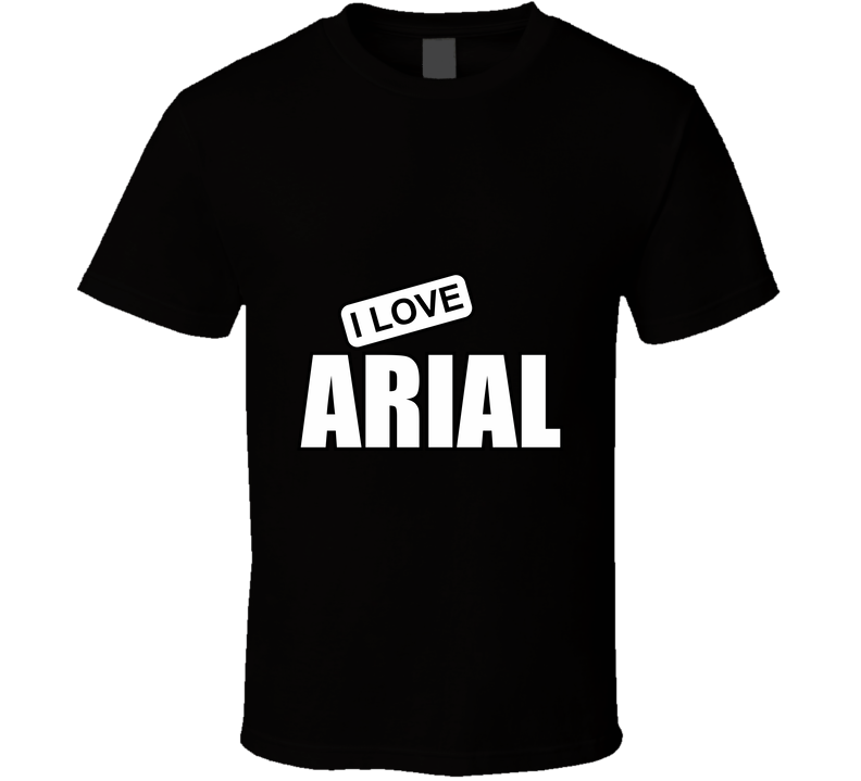 Arial, Artist, Celebrity I Celebslover T Shirt Arial, Artist, Celebrity I Celebslover T Shirt