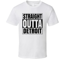 Straight Outta Detroit Popular City T Shirt 33970095