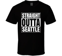 Straight Outta Seattle Popular City T Shirt 33970195