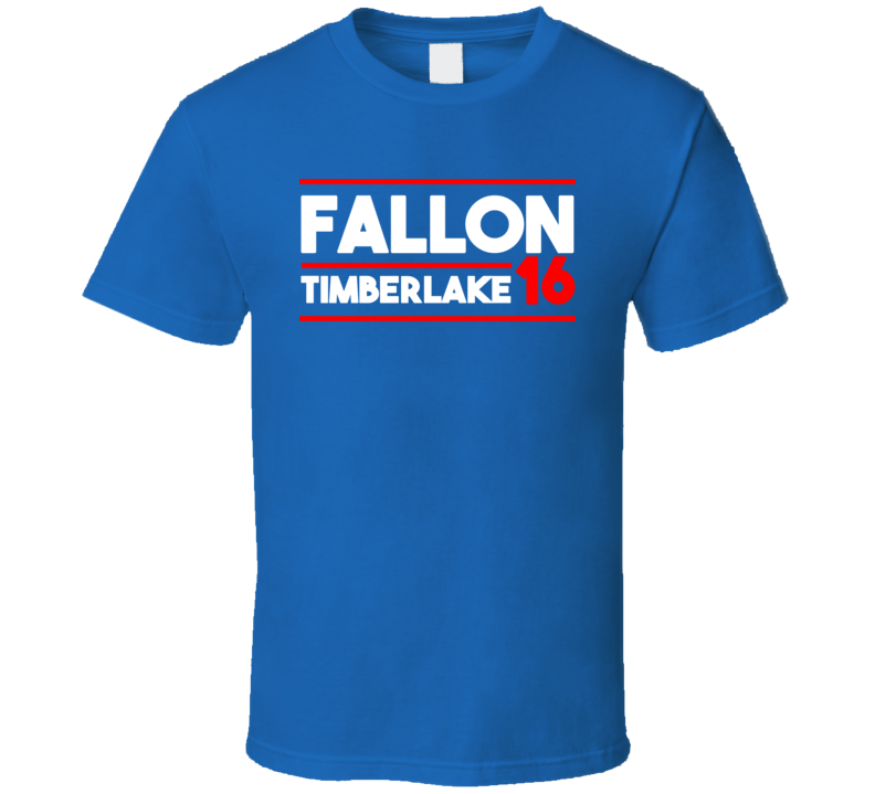 Jimmy Fallon / Justin Timberlake For President 2016 (Red/White Bold Font) The Tonight Show Funny T Shirt Jimmy Fallon / Justin Timberlake For President 2016 (Red/White Bold Font) The Tonight Show Funny T Shirt