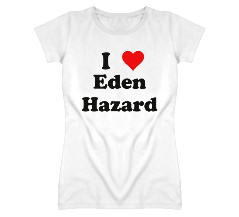 I Heart / Love Eden Hazard - Football (Soccer) T Shirt