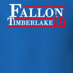 Jimmy Fallon / Justin Timberlake For President 2016 (Red/White Font) The Tonight Show Funny T Shirt 10979934