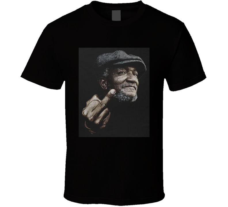 Redd Foxx Middle Finger Fan T Shirt