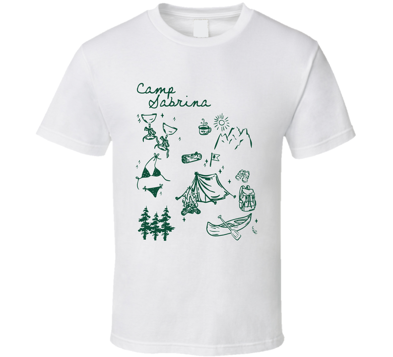 Camp Sabrina Bachelorette Camping Party Cool Funny T Shirt