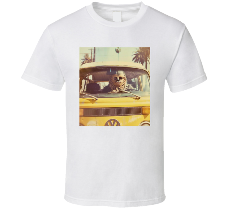 Chewbacca Driving A Van Star Wars Fan T Shirt