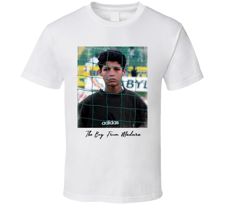 The Boy From Madeira Young Cristiano Ronaldo Soccer Fan T Shirt