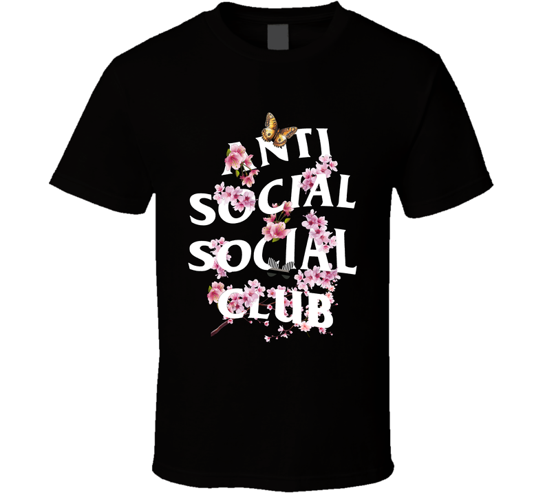 Anti Social Social Club Back Print T Shirt Anti Social Social Club Back Print T Shirt