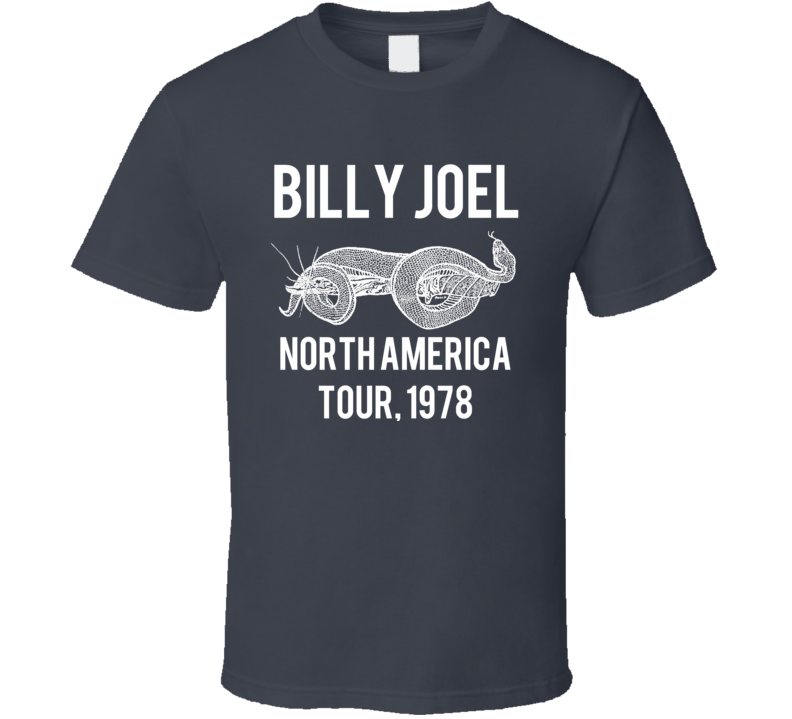 Taylor Swift's Billy Joel North American Tour 1978 Replica T Shirt Taylor Swift's Billy Joel North American Tour 1978 Replica T Shirt