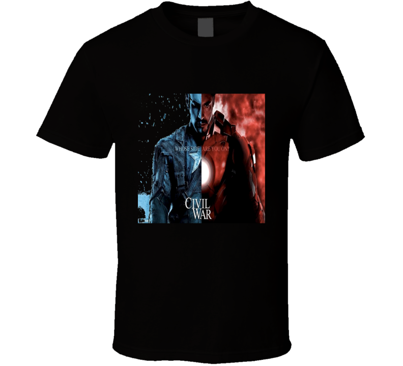 Captain America Civil War Classic Movie T Shirt Captain America Civil War Classic Movie T Shirt