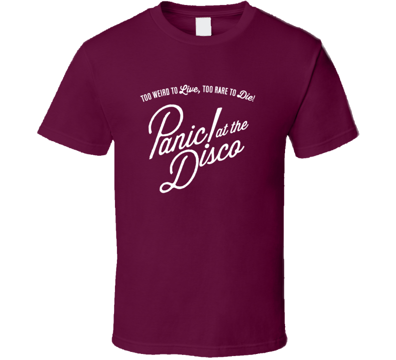 Panic! at the Disco Music Brendon Urie Trendy T Shirt Classic Too Weird Panic! at the Disco Music Brendon Urie Trendy T Shirt Classic Too Weird